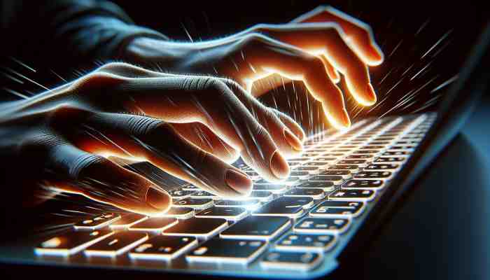 Display Polarity: Typing Performance
