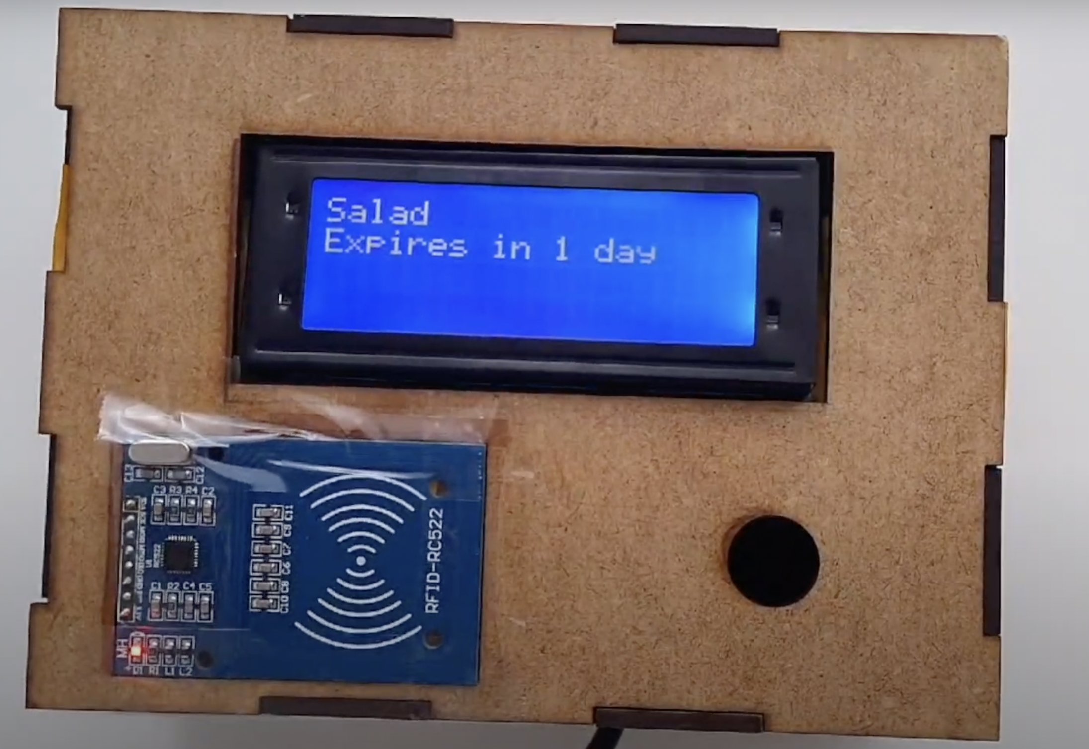 LCD Warning Notification